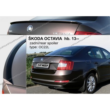 Спойлер крышки багажника Skoda Octavia A7 (2013-) бренд – Stylla (Чехия) главное фото
